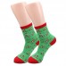 5 Pairs Of Socks Christmas Crew Theme Socks Sports Fitness Slimming Outdoor Sock Warm Breathable Socks